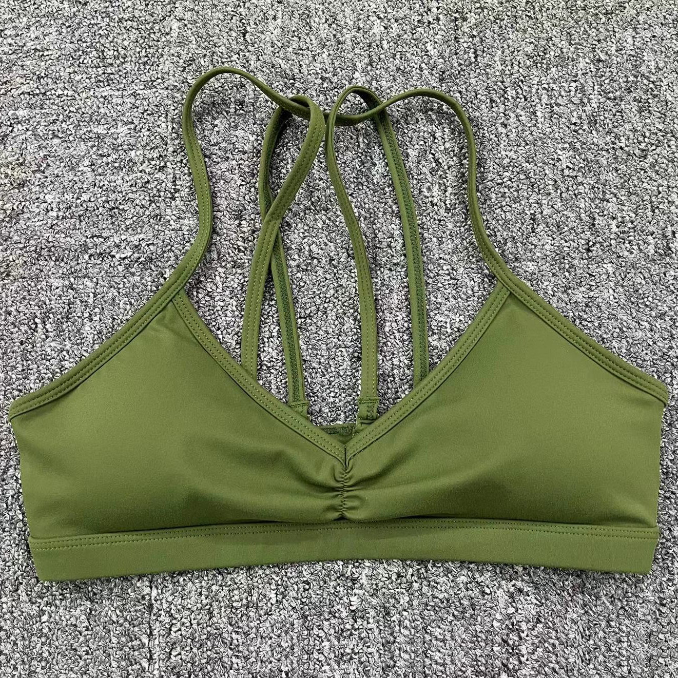 59g Weight Sleeveless Sleeve Length Nylon Fabric Type Short Top Length Halter Crisscross Tank Tops Type Gym, Yoga Occasion Halter Neck Neckline Solid Color Pattern Sports Style Sports Solid Color Nylon Halter Neck Active Tops Halter Crisscross Tank 29