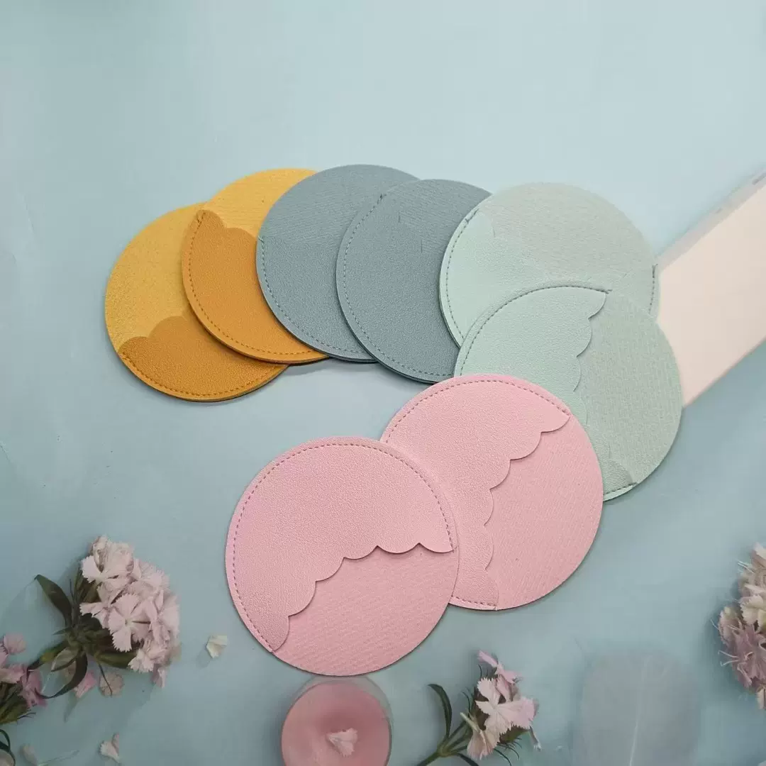 工厂热卖镜片保护套pu皮革防尘防静电包装袋卡片硬币收纳袋可定制