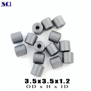 RH3.5x3.5x1.2 high voltage resistant anti-electronic interference perforated EMI beads