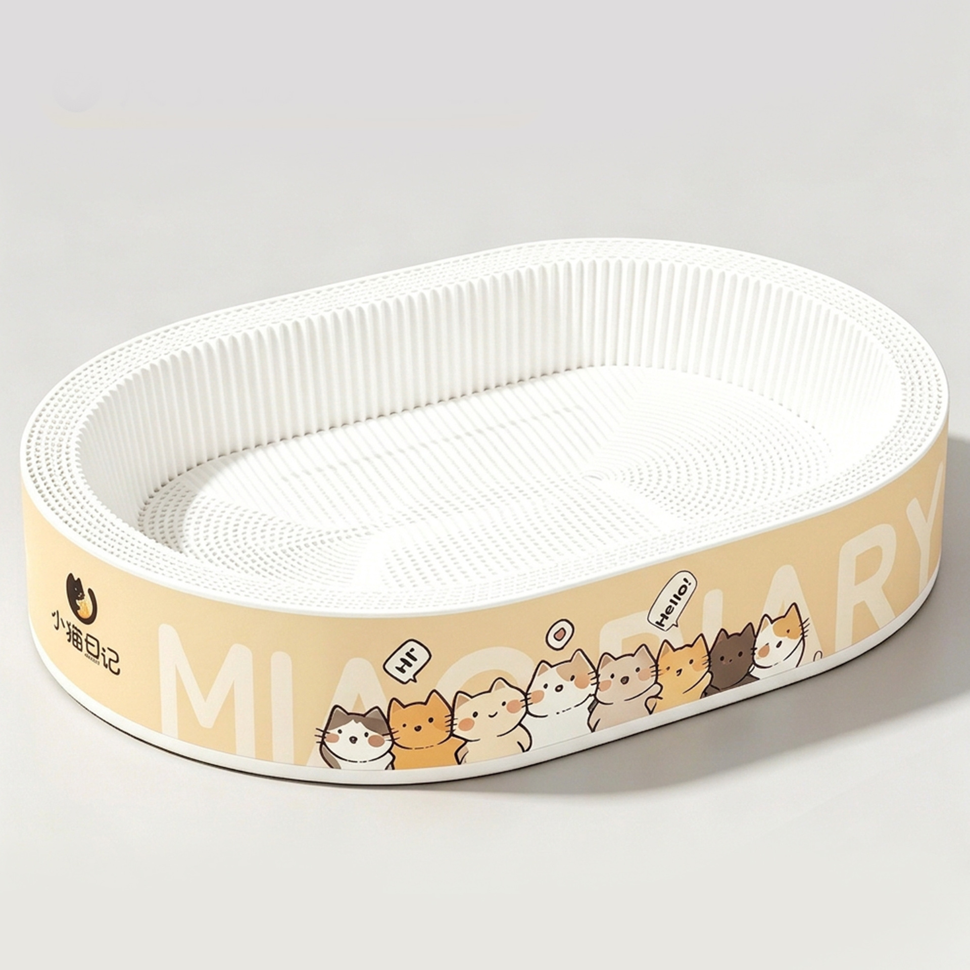 Caja de gato de papel corrugado de vaca blanca, caja de gato de tamaño super grande, cuatro estaciones, productos para gatos generacionales, envío gratuito. image 11