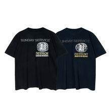 不睡美潮侃爷KANYE CPFM城市限定发泡印花美式高街宽松男女短袖潮