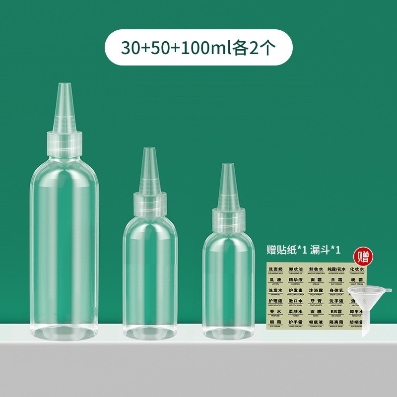 Extrusión tipo botella de agitación transparente tipo goteo tipo botella vacía de pequeña capacidad botella de agitación líquida de aceite esencial tipo extrusión image 6