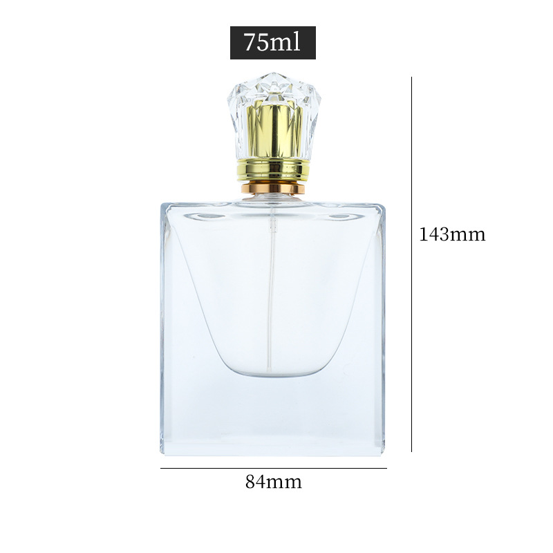 Perfume sub-botella 5ml portátil presionando botella de spray transparente de vidrio cosmético botella vacía al por mayor botella de spray de niebla fina