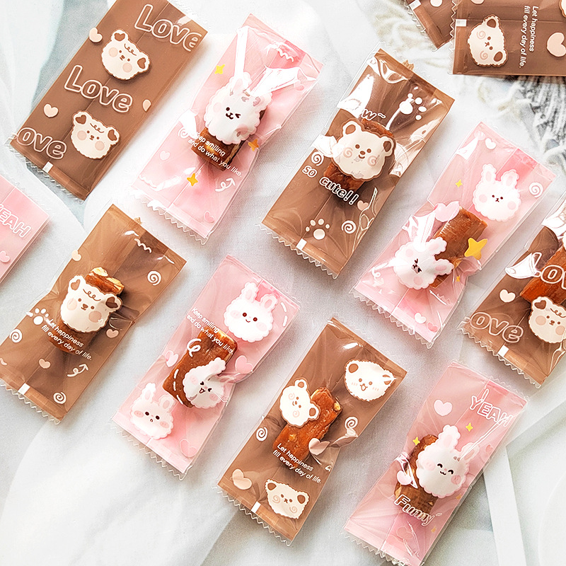 牛轧糖包装袋新年太妃糖包装袋创意手工糖果袋机封袋烘焙糖纸糖袋