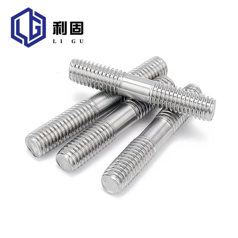 4.8级双头螺杆 钢碳连接螺杆 牙条牙棒全牙双头螺丝 M5M6M8M10M12