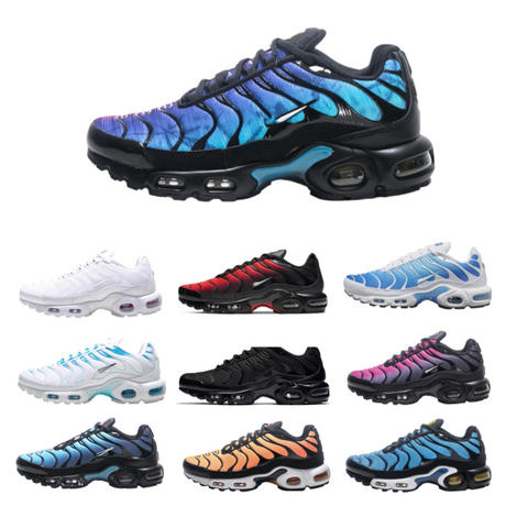 Foreign Trade Putian Shoes Max Tn Air Cushion Running Shoes for Men and Women Shock-Absorbing Outdoor Sports Shoes Cross-Border Large Size Tn Running Shoes
