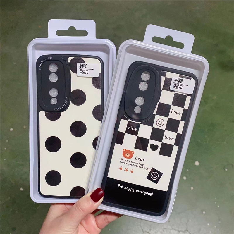 Cartoon Chubby Girl Suitable for Red Rice K80 Mobile Phone Case 14R Pupil Eyes Leather Xiaomi 15 PRO Drop-resistant Protective Cover