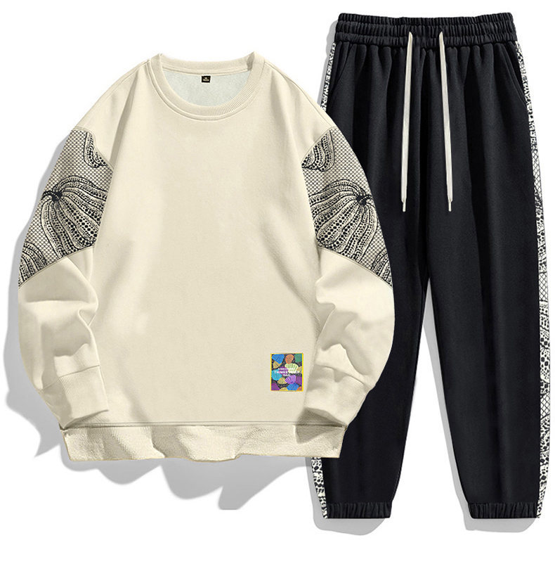 Nuovo abito in pile spesso per autunno e inverno, tendenza moda giovanile, abito versatile da uomo_voghion.com