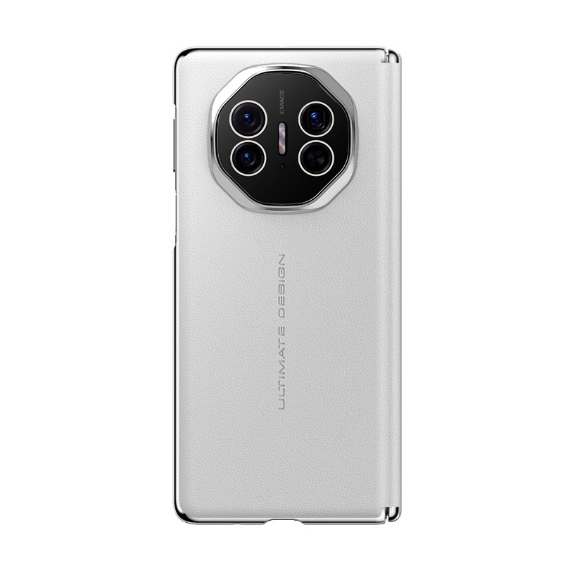 双中轴华为matex5手机壳电镀真皮x3中轴磁吸全包防摔保护套适用|undefined