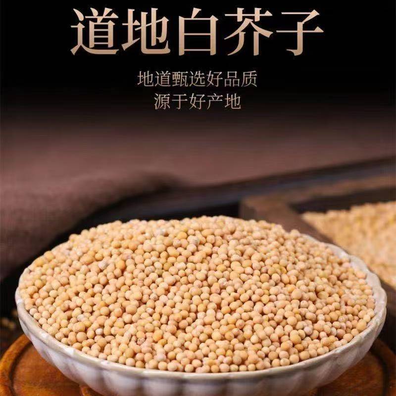 Bai Jie Zi (Sinicu White Mustard Seed) — Dried Food Herb for Tea & Powder preparation