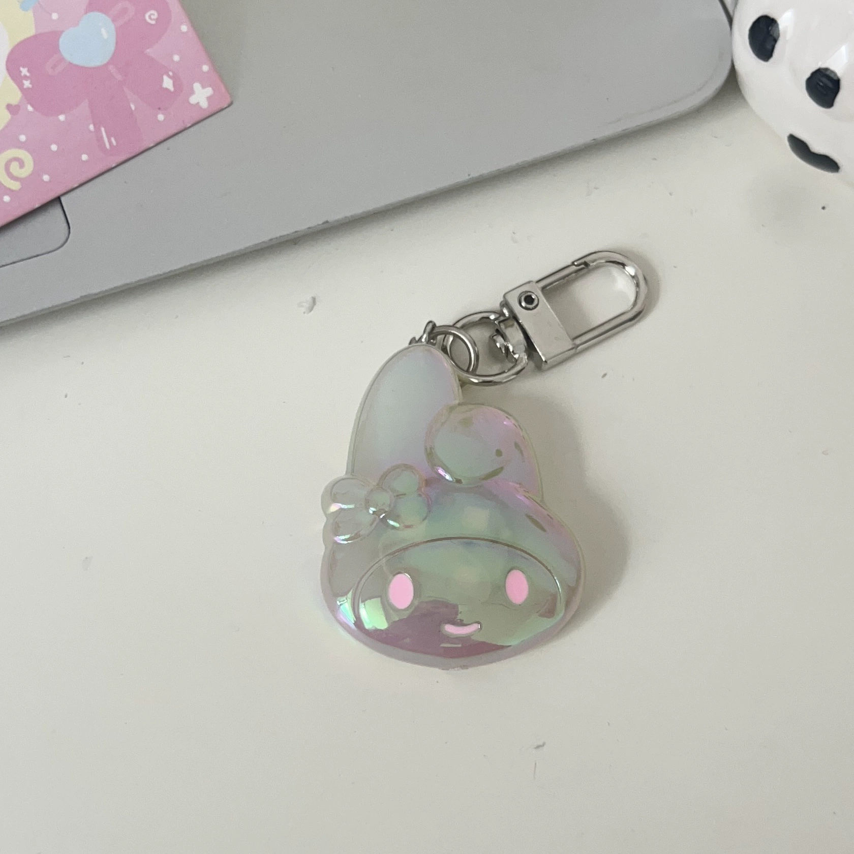Брелок (Sanrio) мультяшный светящийся кулон, 6 × 4 × 1 см, подарок на день рождения
