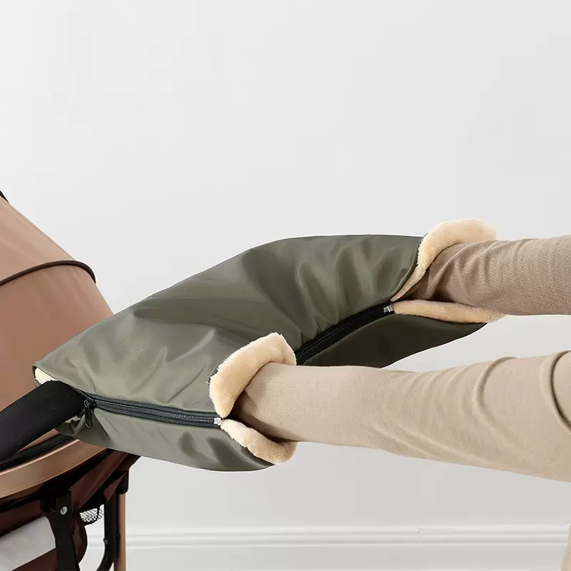 婴儿推车保暖手套冬季婴儿车配件加绒防风防雨防寒婴儿车护手套