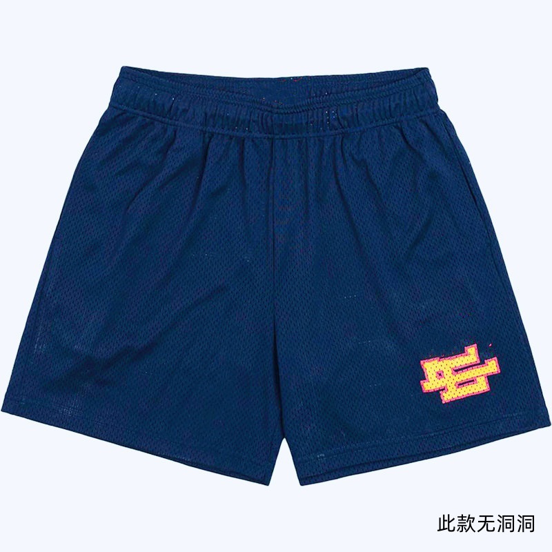 Pantalones deportivos estadounidenses para hombres y mujeres, pantalones de acondicionamiento de verano, pantalones de malla transpirables, sueltos, secos rápidos, pantalones de pareja.