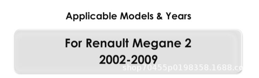 7 inch 9 inch for Renault Megane 2 carplay Bluetooth central control large screen car Android GPS navigator