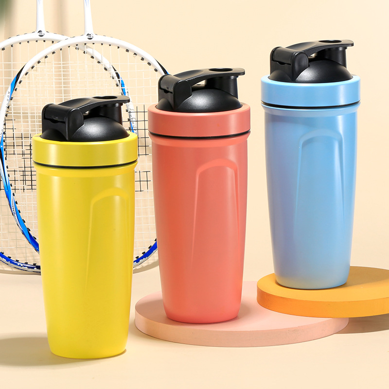 Vaso Mezclador de Acero Inoxidable Color Macaron Personalizado, Vaso de Agua Simple y Portátil para Estudiantes, Termo Hermético a Prueba de Fugas al por Mayor