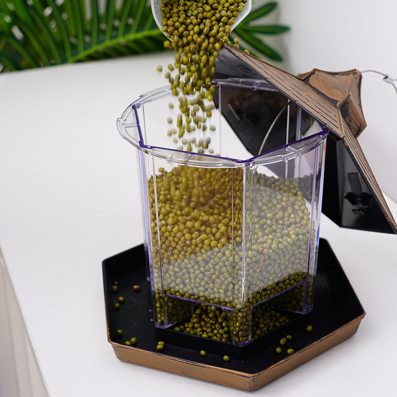 Cross-border recommendation Small bird feeder Outdoor balcony outdoor hanging style bird feeder for pet supplies