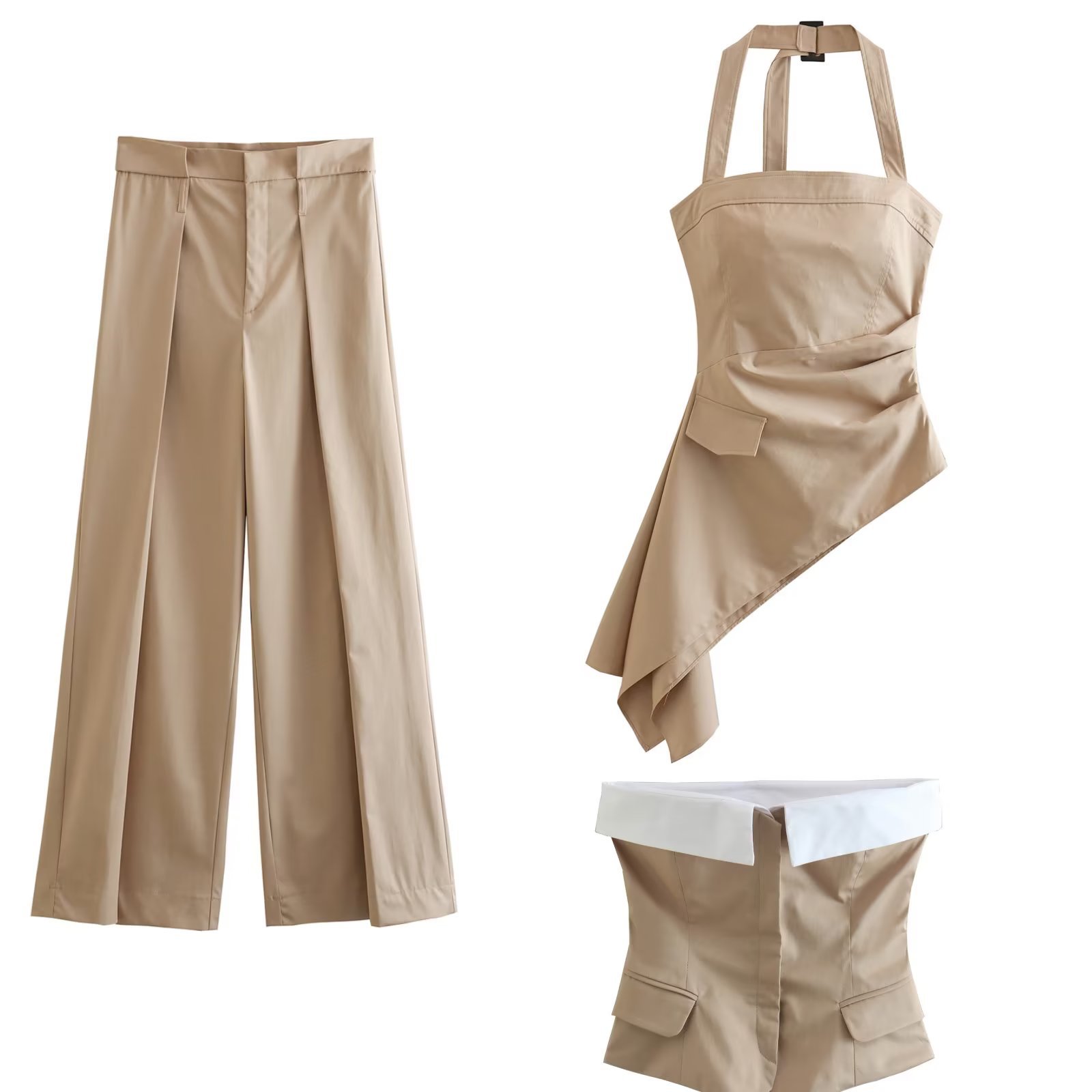 spring asymmetrical tube top