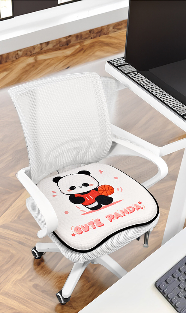 Summer Honeycomb Gel Car Seat Cushion Office Ice Silk Seat Cushion Cartoon Fat Cushion Gel Breathable Seat Cool Cushion