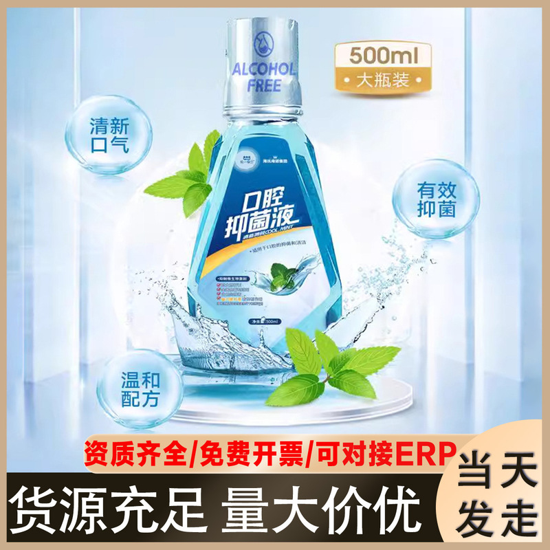 Haishi Hainuo フレッシュブレスマウスウォッシュオーラルディープケア 500 ミリリットル大容量口腔抗菌マウスウォッシュ|undefined
