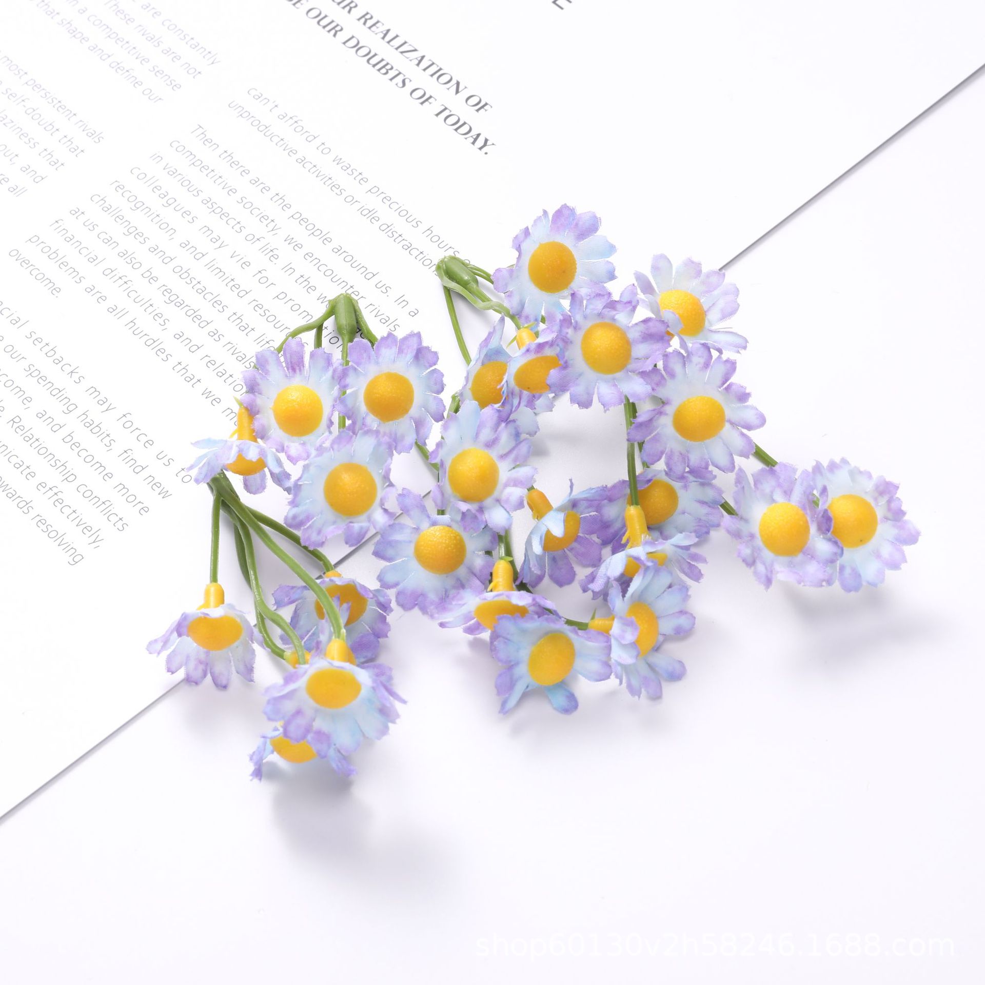 Simulación de flores de margarita de una sola pieza DIY material artesanal Mori material de tocado seda flor flor de simulación crisantemo flor falsa