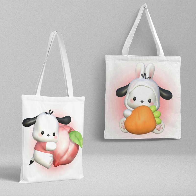 Bolsa de lona Sanli Gull pequeña fresca y simple estilo ins versión coreana hermosa bolsa de hombro bolsa de compras portátil al por mayor