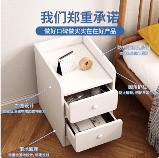 Tablero de cabezal de cama simple moderno ultra estrecho gabinete de hendidura pequeño simple estante armario lateral armario de almacenamiento para habitaciones de alquiler image 3