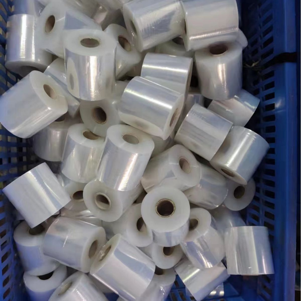 pe wire film 6cm winding film industrial self-adhesive packaging film packaging vegetable film transparent grafting film Small roll plastic wrap