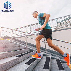 Cross-border 80 grit sanding anti-slip strip for stair step riser anti-slip tape black glow-in-the-dark PVC sanding anti-slip tape