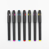 Красочная пластиковая ручка-роллер, подарок на день рождения, с печатью вашего логотипа