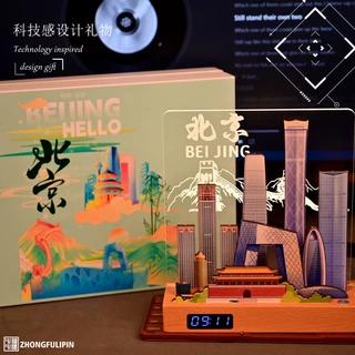 文创小夜灯定制企业商务活动城市建筑地标小夜灯纪念品创意摆件