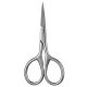 Stainless steel beauty Scissors pointed round head small scissors embroidery thread scissors pruning eyebrow makeup scissors tool