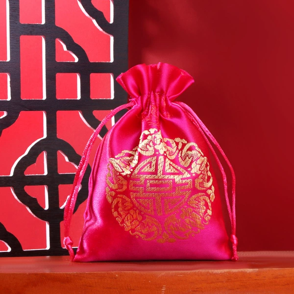 Pleasant sugar bag rose red