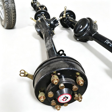 Three-Wheel Motorcycle 160 Drum Brake Non-Shifting Rear Axle Assembly Wholesale and Retail In-Stock Supply Front and Rear Axles
