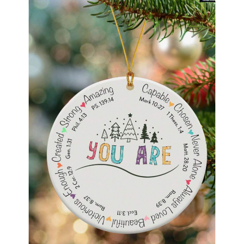 축복의 둥근 펜던트 4호 금실 스타일