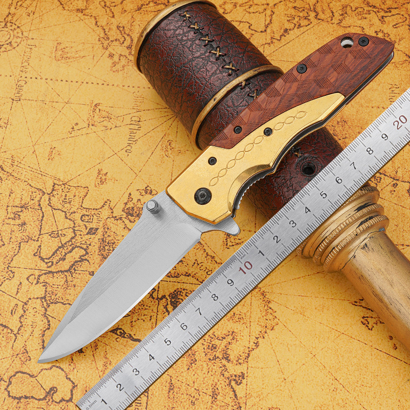 户外刀折刀 持久锋利求生刀水果刀登山便携刀具防身小刀战术刀