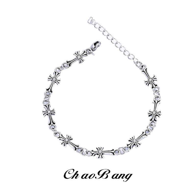 European and American Cross-Border Cross Bracelets for Men, Light Luxury, High-End, Simple Retro Hand Jewelry, Versatile Jewelry for Female Couples European and American Cross-Border Cross Bracelets for Men, Light Luxury, High-End, Simple Retro Hand Jewelry, Versatile Jewelry for Female Couples