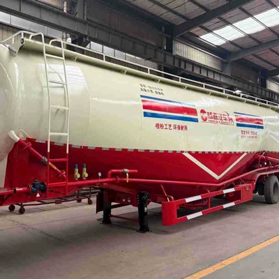 Betonqarışdıran maşınlar Cement Tank Semi-Trailer Powder Material