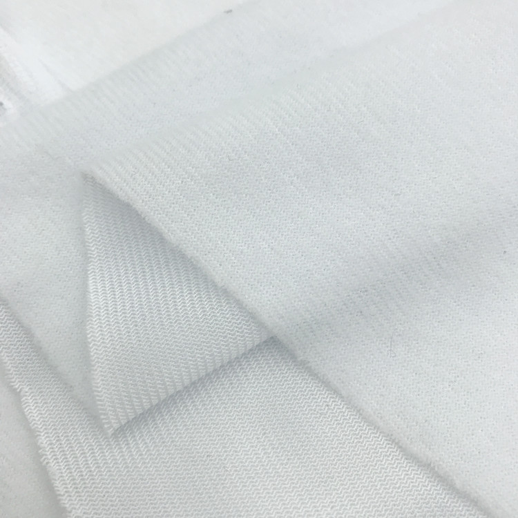 Tela de borde blanco y negro terciopelo tela cepillada poliéster bucle franela felpa juguete bolsa material del zapato tela