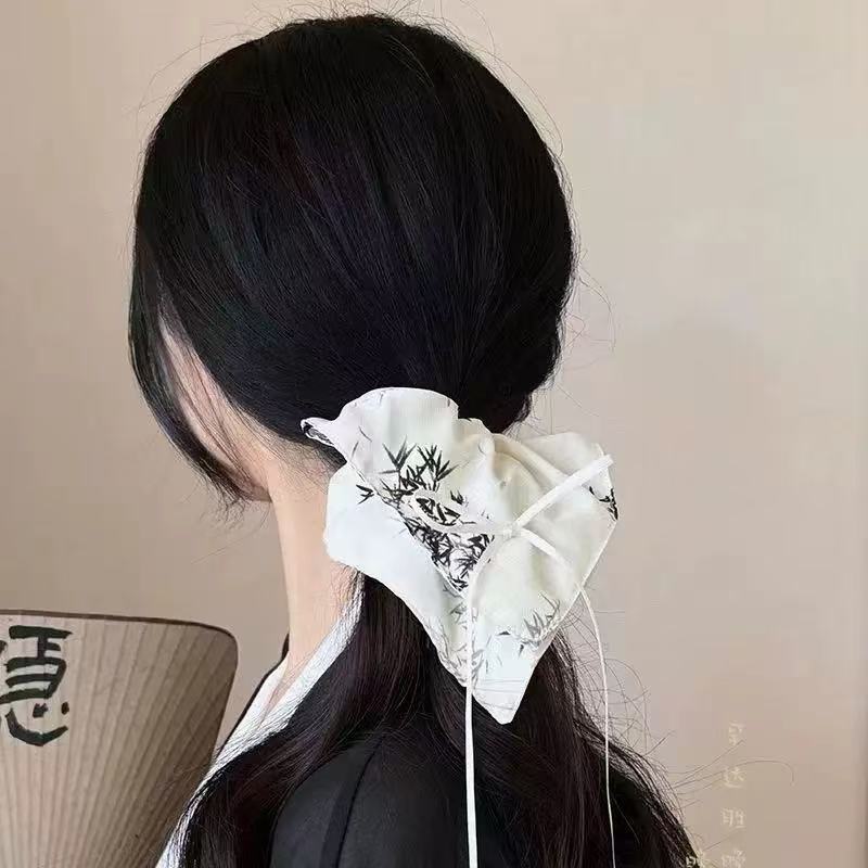 5679 사각 스카프 잉크 대나무 (24cm)