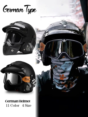 Riding 3/4 Helmet: Motuoche Car helmet