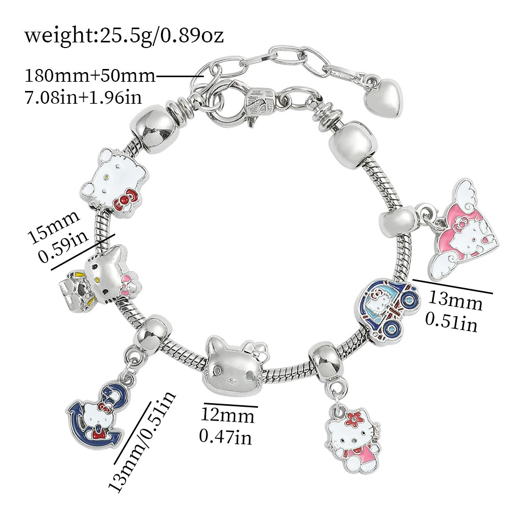 (Cross-border trading), fashionable fuchsia beaded bracelet, pendant, beads, accessory, DIY