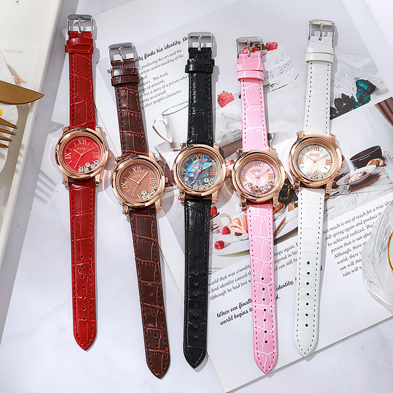 Women's Quartz Watch With Roman Numerals And Double Layer Strap_voghion.com