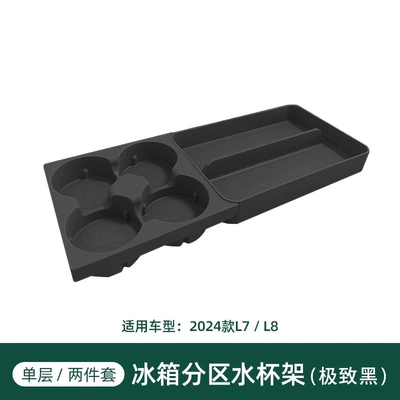 Car cup holder/beverage holder — Silicone Pad Decorative Supplies - refrigerator-water-cup-holder-original-car-black-single-layer-ideal-l6l7l8