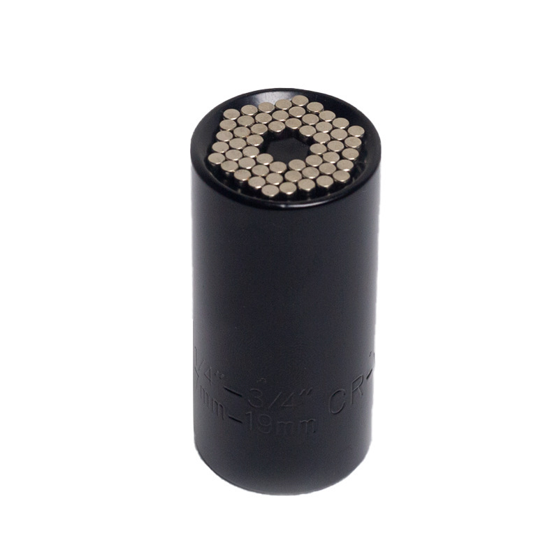 Yunbei メトリックおよびインチ 7-19 ミリメートルソケット 3/8 "六角シャンクアダプター 1/4"-3/4" シルバーラチェットレンチソケット|undefined