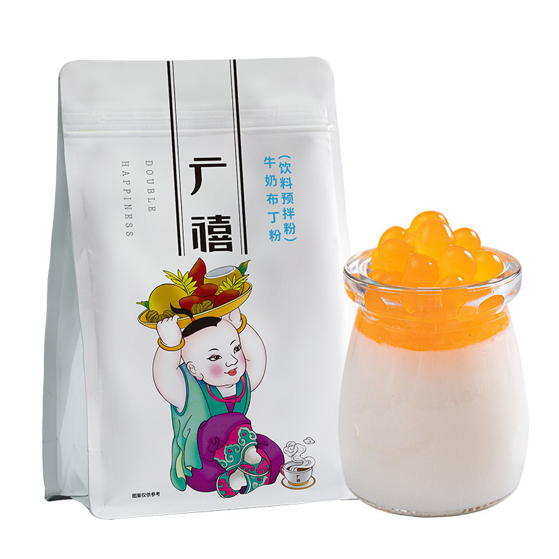 广禧豆花布丁粉1kg 果冻粉家用商用自制冰豆乳椰奶豆腐奶茶店|undefined