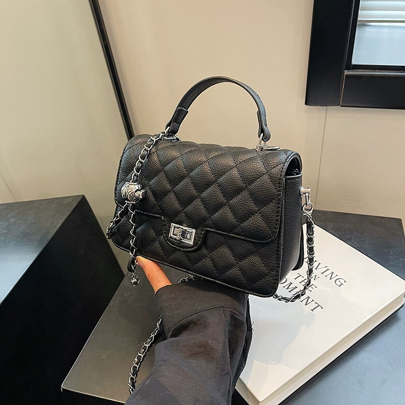 Цепь, сумка через плечо, сумка на одно плечо, переносная подмышка, стиль Chanel, сумка-цепь