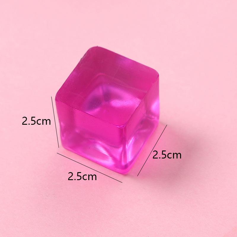 2,5 cm venta directa de fábrica cubitos de hielo pellizcar música descompresión para niños juguetes de ventilación cubitos de hielo juguetes pequeños creativos