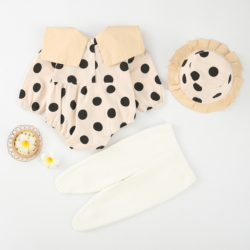 2024 년 가을 백일  포장 방귀 옷 보름달  옷 한류 포인트 순면 삼각형 하하 옷 대외 무역 폭발