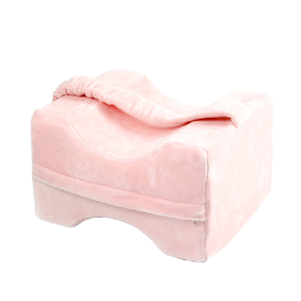 Almohada para piernas de Amazon con espuma viscoelástica de rebote lento, almohada para piernas y pies para mujeres embarazadas, almohada para rodillas, espuma viscoelástica para aliviar la presión y relajarse.