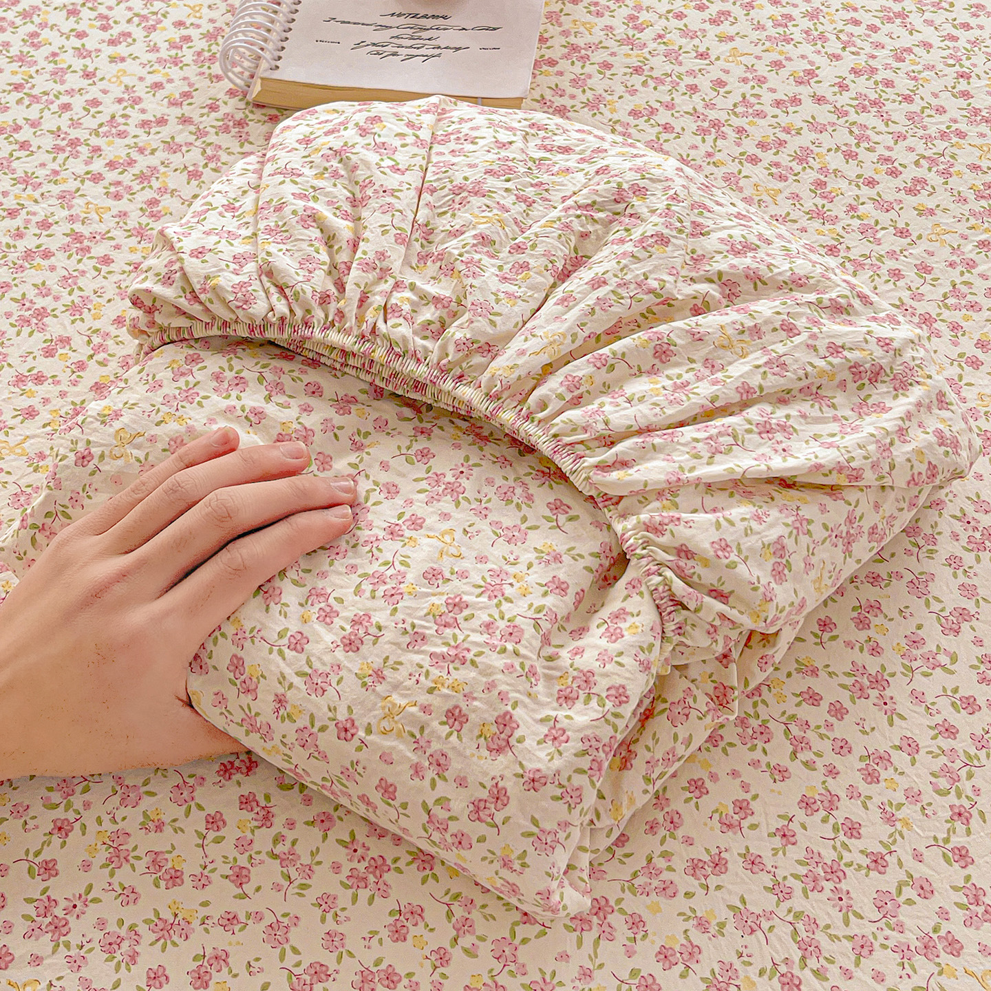 Madre y bebé dormir desnudo de una sola pieza camisa de cama de doble capa de hilo lavable alfombra Dream cubierta de cama cubierta protectora de colchón cubierta de cama cubierta de polvo
